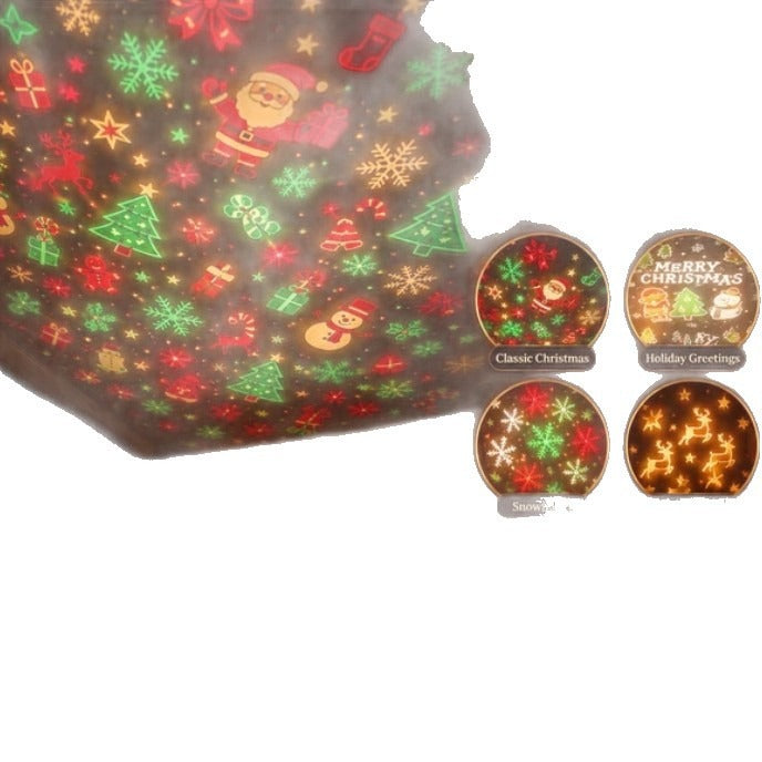 Arbolito Mágico Proyector USB de Navidad – Luces y Escenas Festivas en tus Paredes